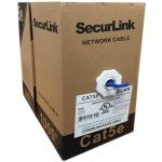 1000 ft. Solid UTP CAT5e (350MHz) Network Cable - FT4/CMR - SecureLink